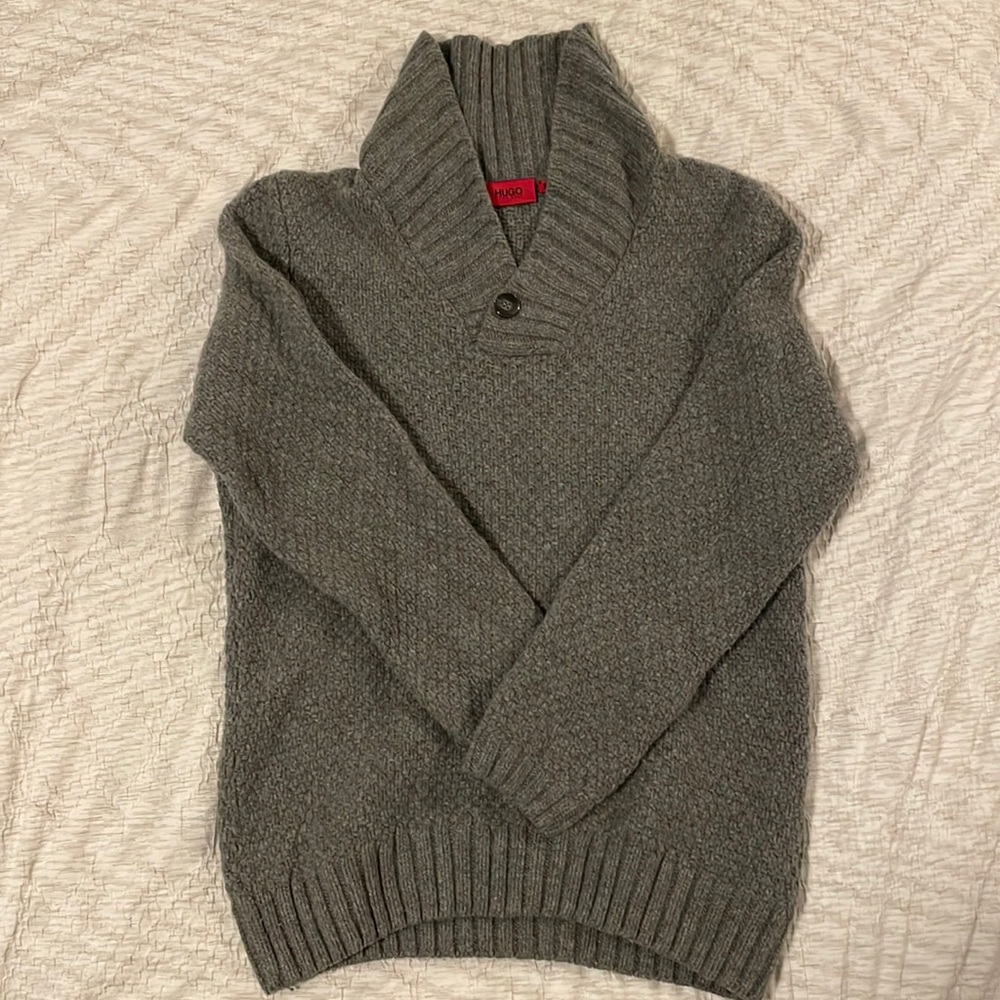 Thick Grey Hugo Boss Sweater